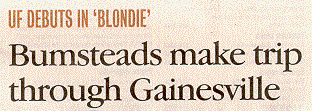 Gainesville Sun, front page, October 28, 1999